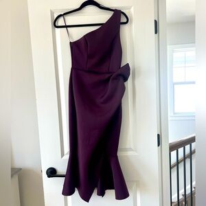 One Shoulder ASOS Midi Cocktail Dress